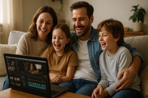 Montage vidéo en famille : réaliser un film souvenir avec ses enfants