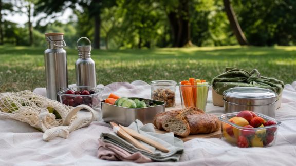 Astuces pour réussir un pique-nique zéro déchet en plein air