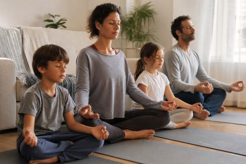 Découvrir la relaxation en famille : activités de méditation et yoga adaptées aux enfants