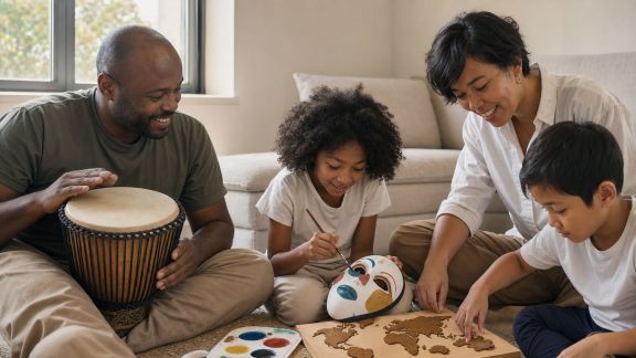 Découvrir les cultures du monde à travers des activités ludiques en famille