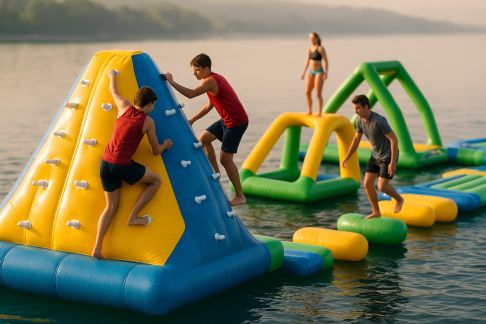 Escalade aquatique : relever le défi des parcours flottants