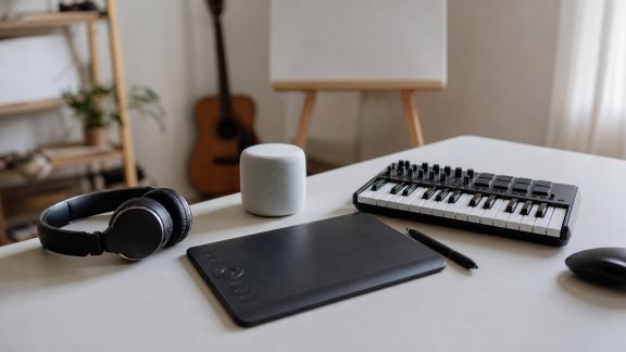 Appareils et gadgets connectés au service de la pratique artistique à domicile
