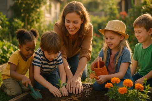 Jardiner avec les enfants : idées d’activités ludiques et éducatives