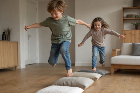 Encourager les enfants à bouger à l’intérieur : jeux et idées pratiques