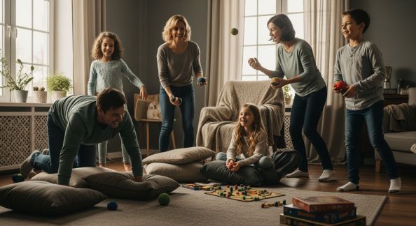 Les défis sportifs à relever en famille dans le salon ou la chambre