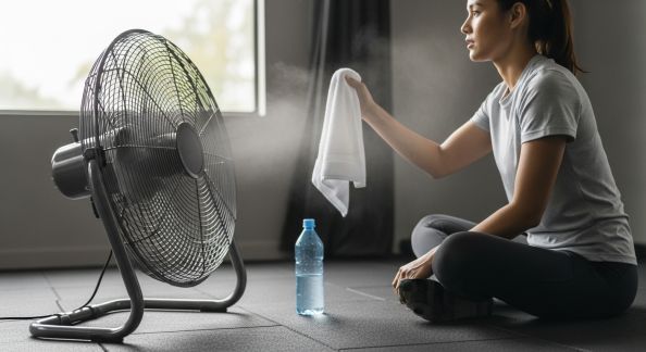 Gérer la chaleur chez soi pendant les séances de sport en intérieur