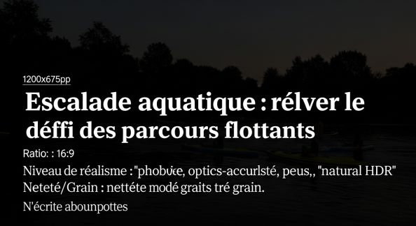 Escalade aquatique : relever le défi des parcours flottants