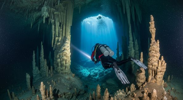 Plongée en grotte : explorer les mystères sous-marins en toute sécurité