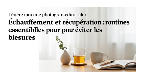 Échauffement et récupération : routines essentielles pour éviter les blessures
