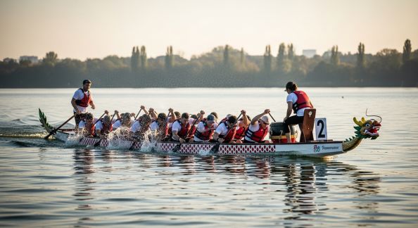 Dragon boat : pagayer en synchronisation pour l’esprit d’équipe