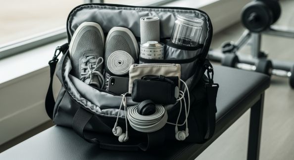 Les indispensables à avoir dans son sac de sport pour s’entraîner partout