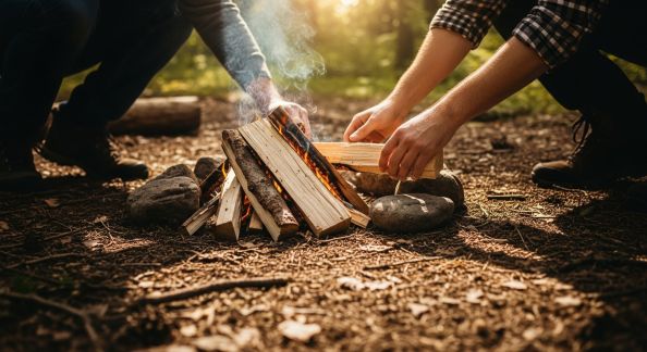 Nos conseils pour préparer un feu de camp écologique