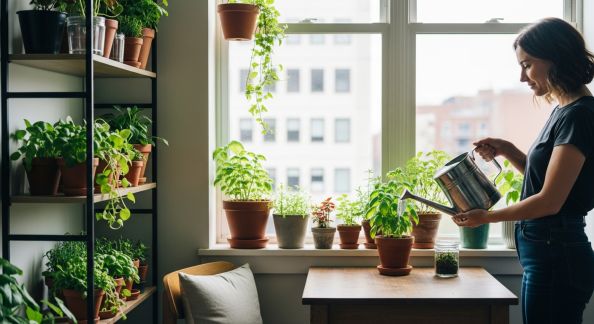 Apprendre les bases du jardinage urbain en famille, même en appartement