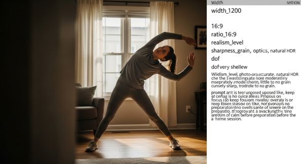 Bien s’échauffer avant une séance de fitness à la maison