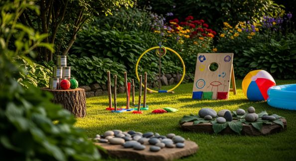 Jeux de plein air à inventer dans son jardin pour petits et grands