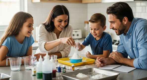 Découvrir la science en famille avec des expériences faciles à la maison