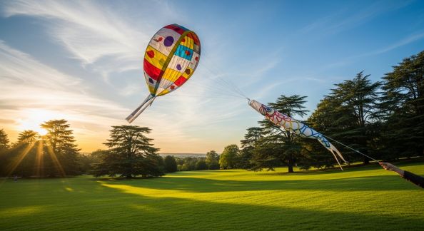Fabriquer son cerf-volant et le faire voler dans un parc