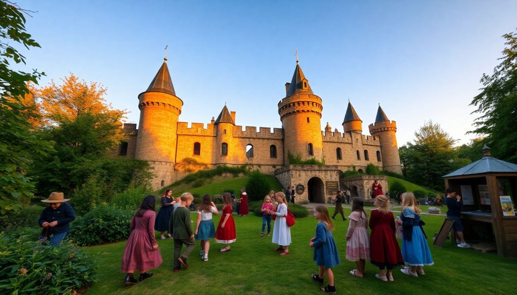 Châteaux et visites culturelles : faites voyager vos enfants dans le temps