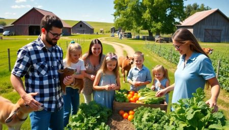 Découvrir la ferme en famille : une sortie éducative et amusante pour petits et grands