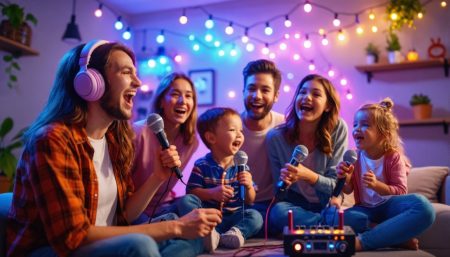 Karaoké en famille : une activité musicale déjantée pour tous les âges