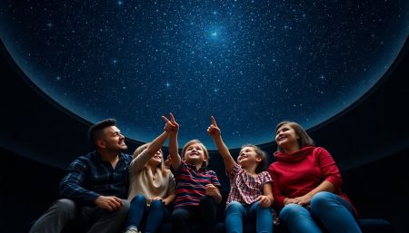 Planétarium en famille