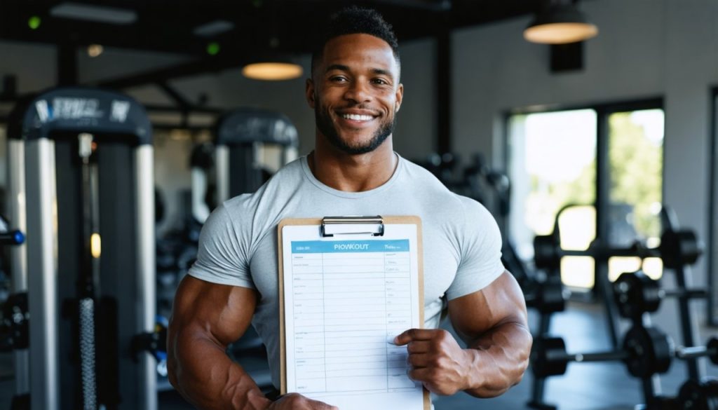 Programme muscu coach sportif papier