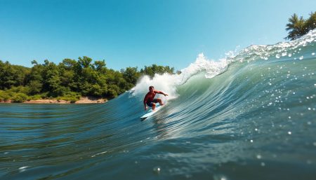 Rider l'infini : pourquoi le surf de rivière est l'expérience idéale pour les amateurs de sensations fortes
