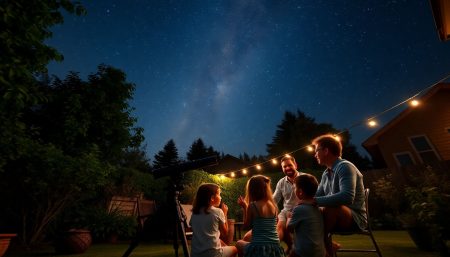 Soirée astronomie en famille : comment observer les étoiles et s'émerveiller ensemble